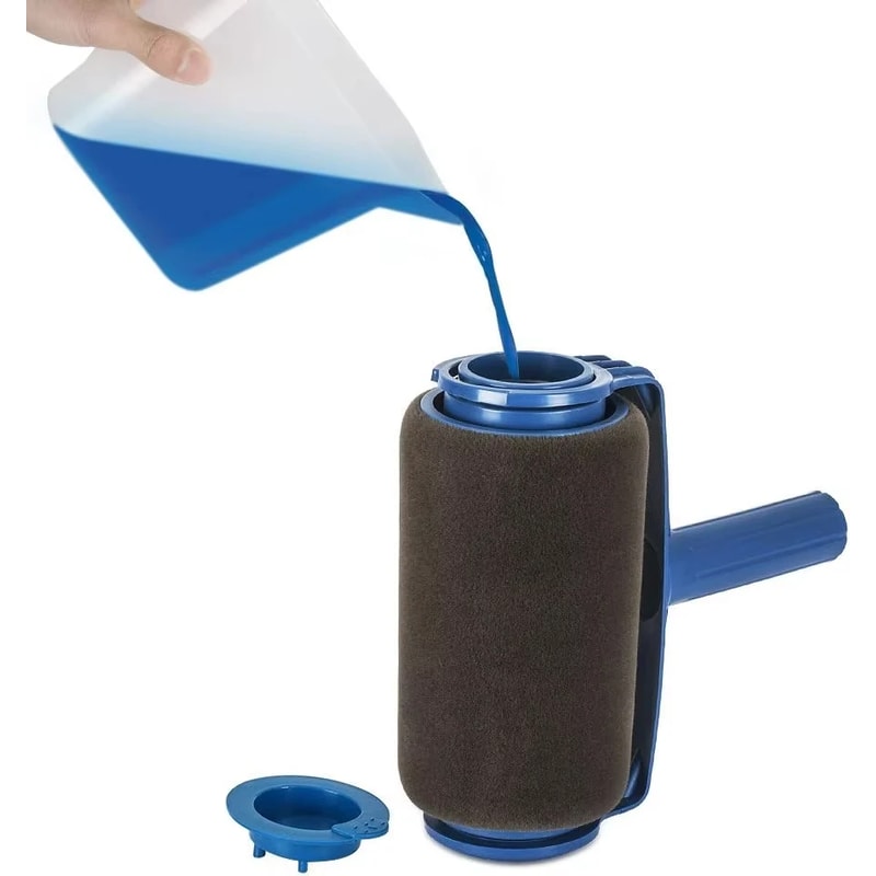 Paint Roller Brush Tool For Handheld Use Walls Ceilings Floors Cleaning Paint Roller 4