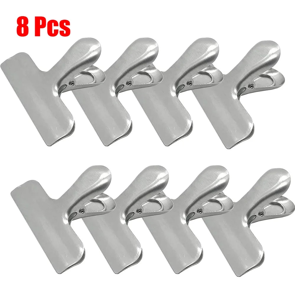 Stainless Steel Sealing Clip Food Snack Vacuum Storage Clip FreshKeeping Kitchen Tools 5