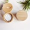 Wooden Bamboo Condiment Box Salt And Pepper Jar Set With Lid Storage Pot Multi Bowls Sugar Holder 4