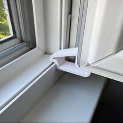 durable plastic window stopper easy install design prevents sliding down secure hold for home office doors