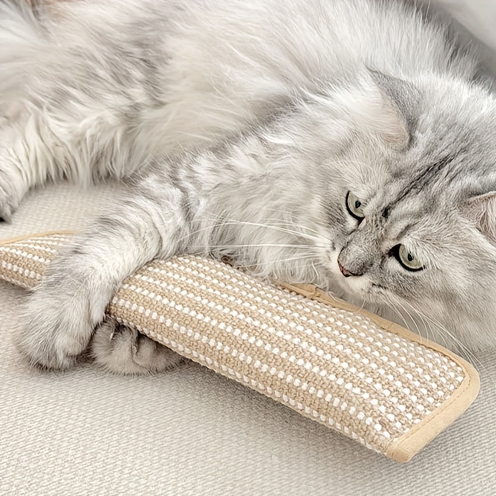 Soft Durable Pet Furniture Pillow And Scratching Pad With HeavyDuty Sisal Bed Cover And NonSlip Bas 1