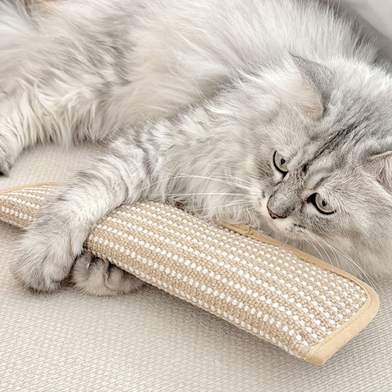Soft Durable Pet Furniture Pillow And Scratching Pad With HeavyDuty Sisal Bed Cover And NonSlip Bas 1