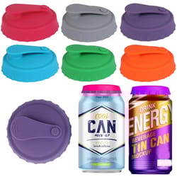 reusable silicone soda can lid set for drinks juice beer soda coke protecto can stopper fits standard cans