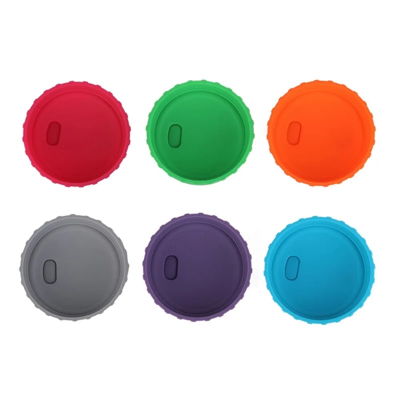 Reusable Silicone Soda Can Lid Set For Drinks Juice Beer Soda Coke Protecto Can Stopper Fits Standa 3