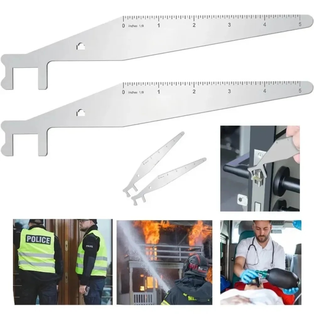 Stainless Steel Fire Tool MultiFunctional Locksmith Kit Firefighters Tools Fast Opener For Professi 0
