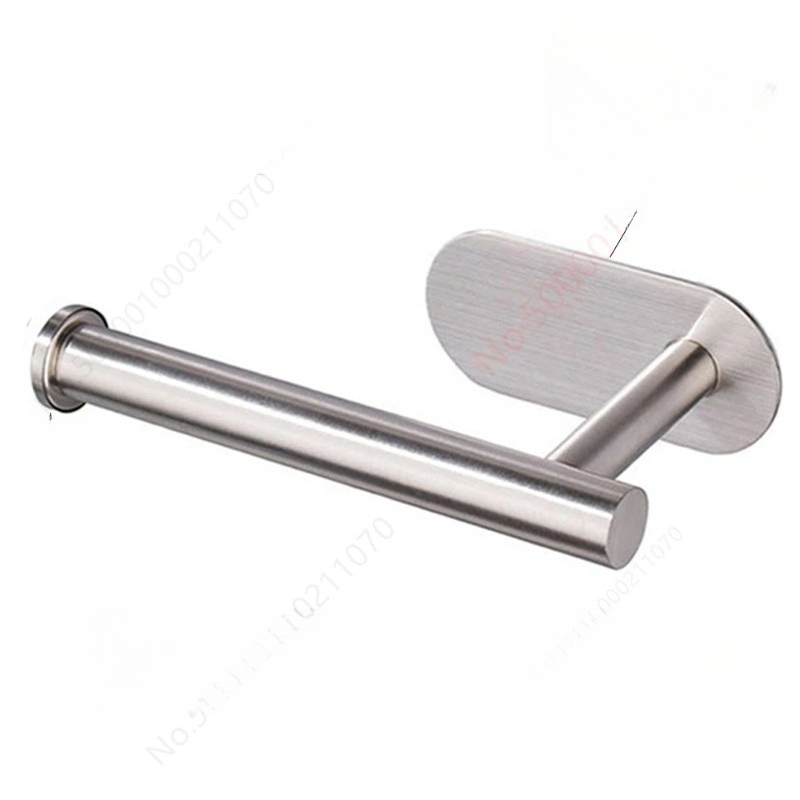 Adhesive Toilet Paper Rack Bathroom Paper Towel Holder Absorbent Paper Dispenser Kitchen WC Hardwar 4