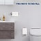 WallMounted Stainless Steel Paper Roll Holder No Drilling Required For Kitchen Bathroom 4