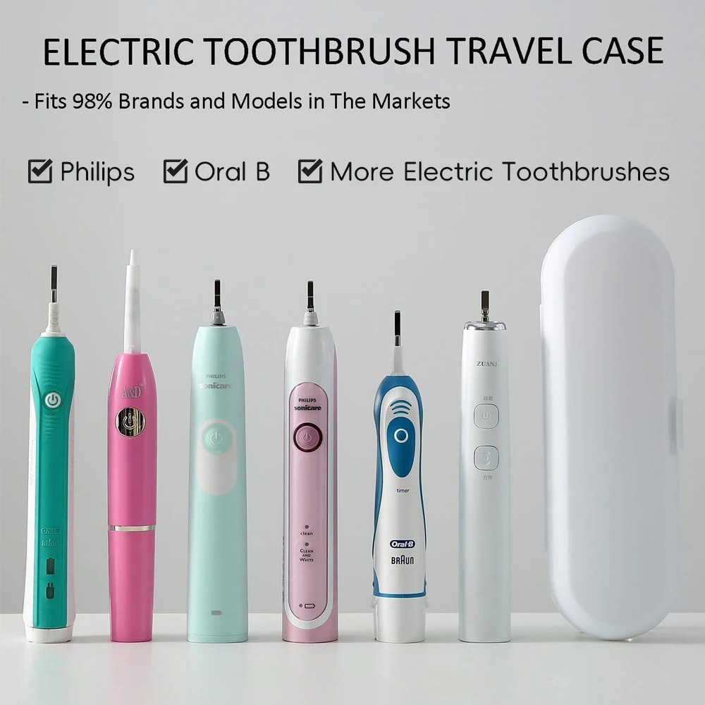 Portable Electric Toothbrush Travel Case For Oral B IO And Philips Sonicare Travel Box 1