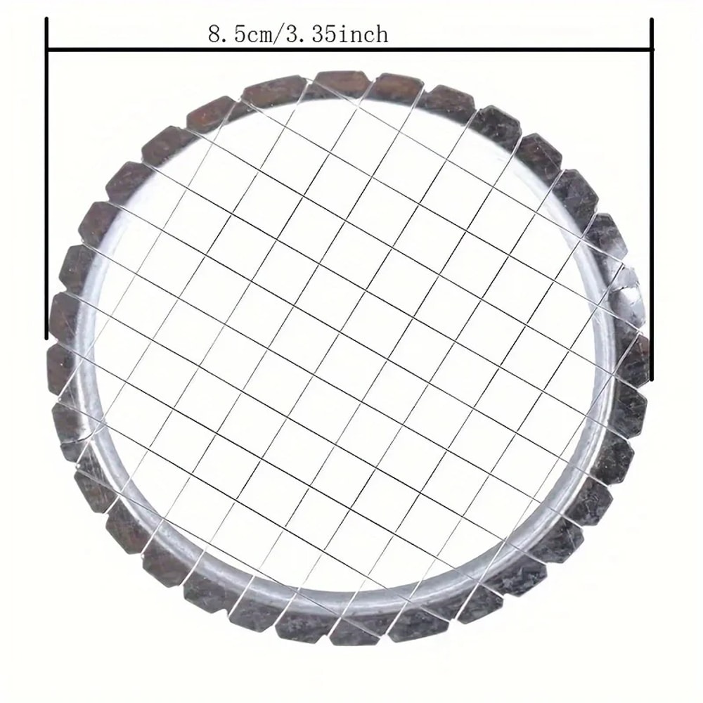 MustHave Round Grid Cutter Slicer For Eggs Mushrooms And Vegetables Perfect Kitchen Chopping Tool 4