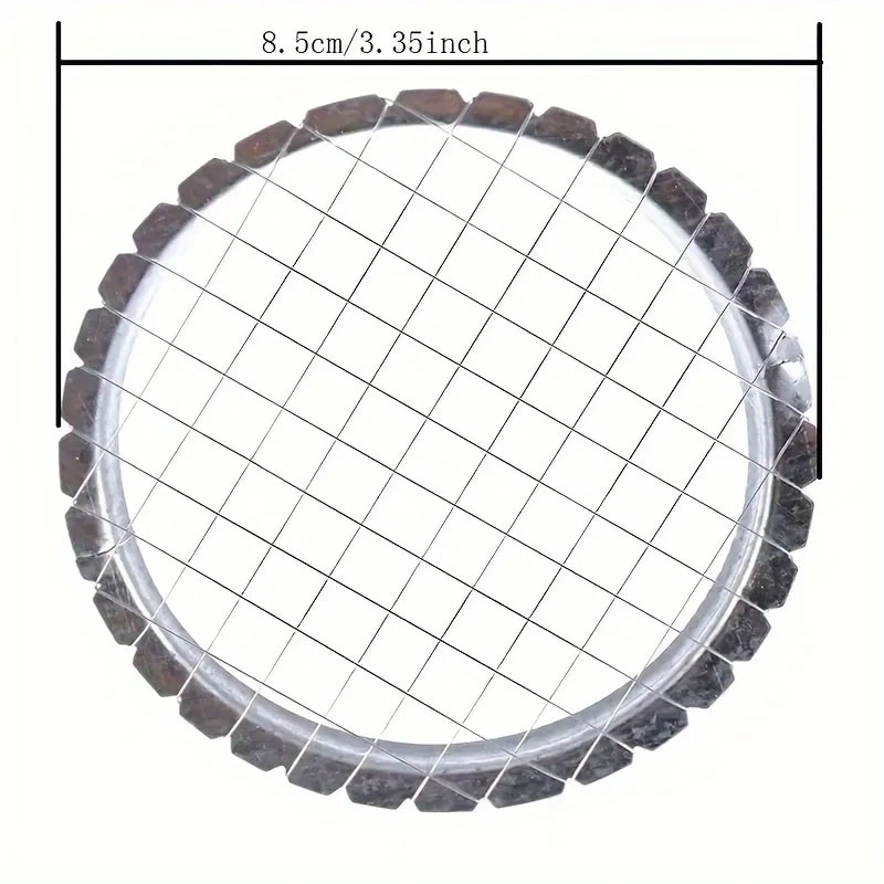 MustHave Round Grid Cutter Slicer For Eggs Mushrooms And Vegetables Perfect Kitchen Chopping Tool 4