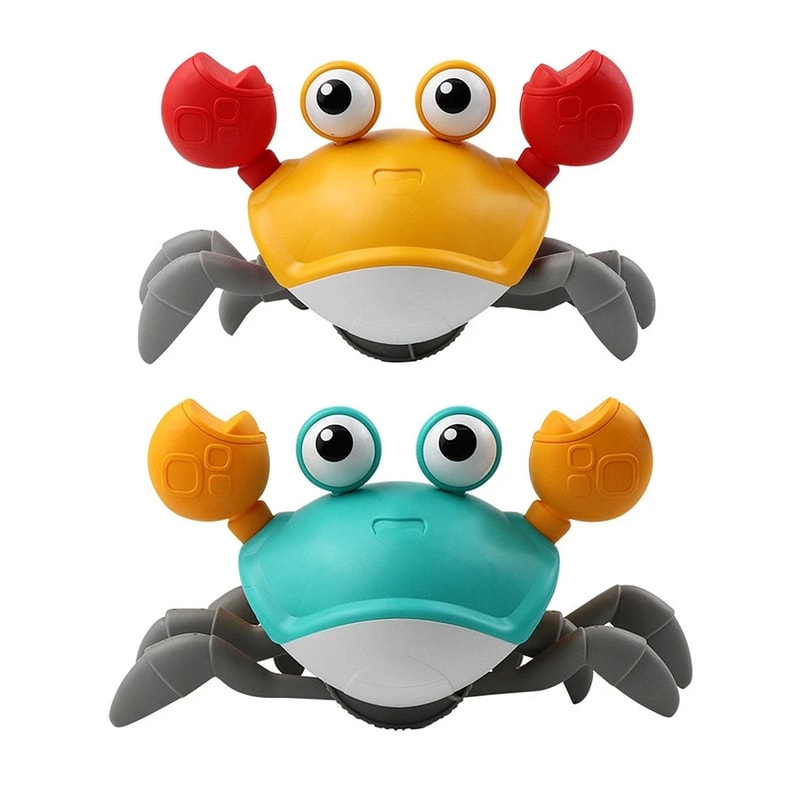 Portable Baby Bath Tub Water Play Crab Toy Clockwork Beach Accessory For Children Shower Pulling A 0
