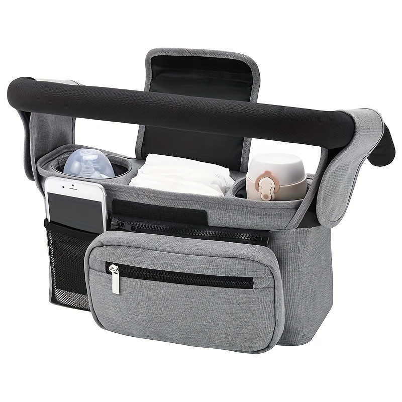 Mobile Phone Baby Stroller Bag With Nonslip Strap And Insulated Cup Holder Ideal Baby Stroller Mana 5
