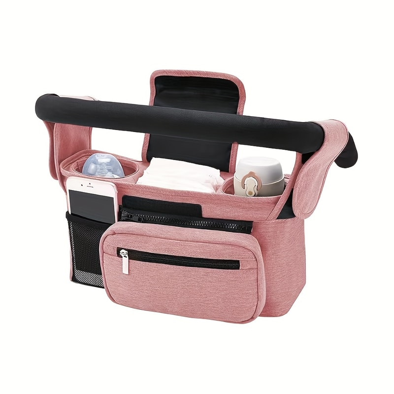 Mobile Phone Baby Stroller Bag With Nonslip Strap And Insulated Cup Holder Ideal Baby Stroller Mana 6