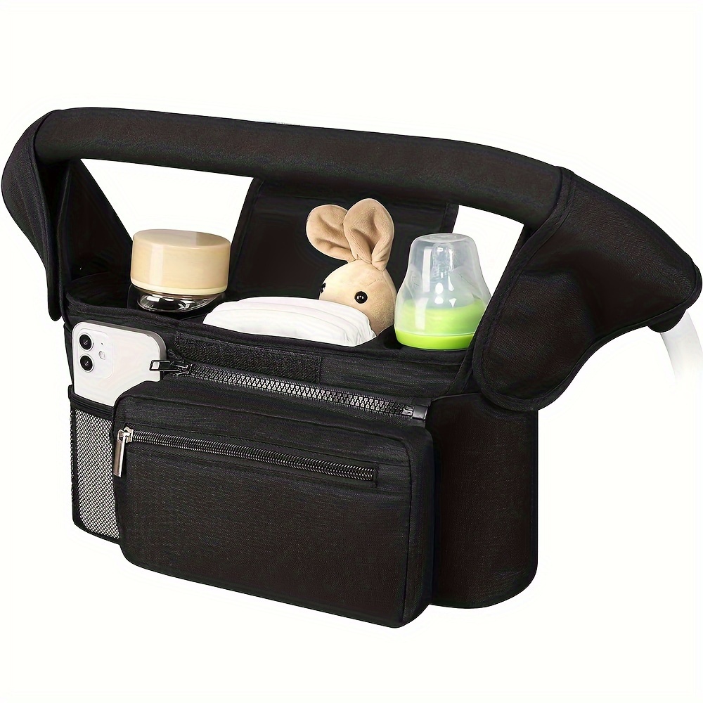 Mobile Phone Baby Stroller Bag With Nonslip Strap And Insulated Cup Holder Ideal Baby Stroller Mana 4