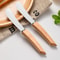 Wooden Long Handle Pastry Knife Stainless Steel Butter Knife For Bread Jam And Cream Scraping 1