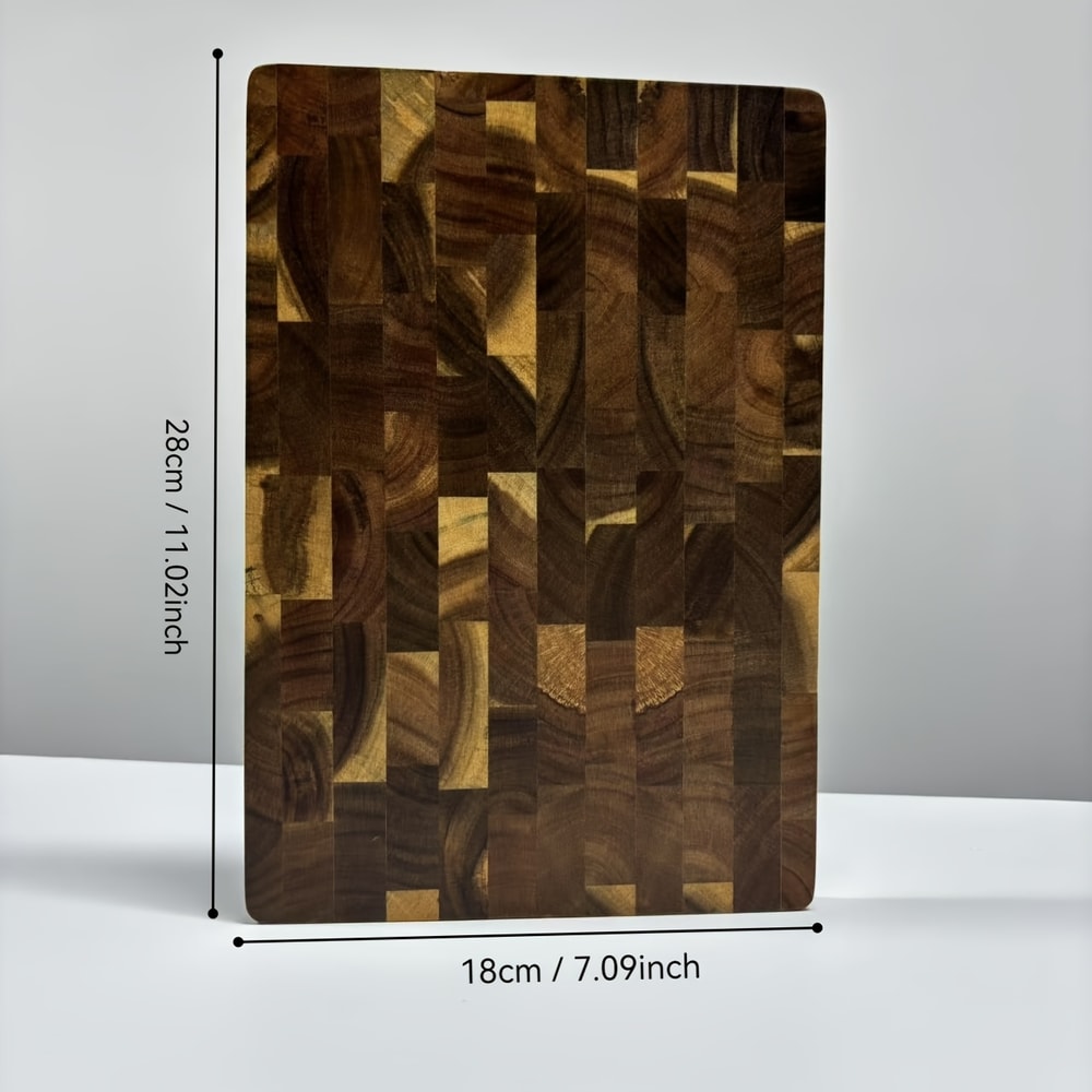 HeavyDuty Large Wood Board Chopping Board With Wood Grain For Meat Cheese Vegetables Bread Large Le 4