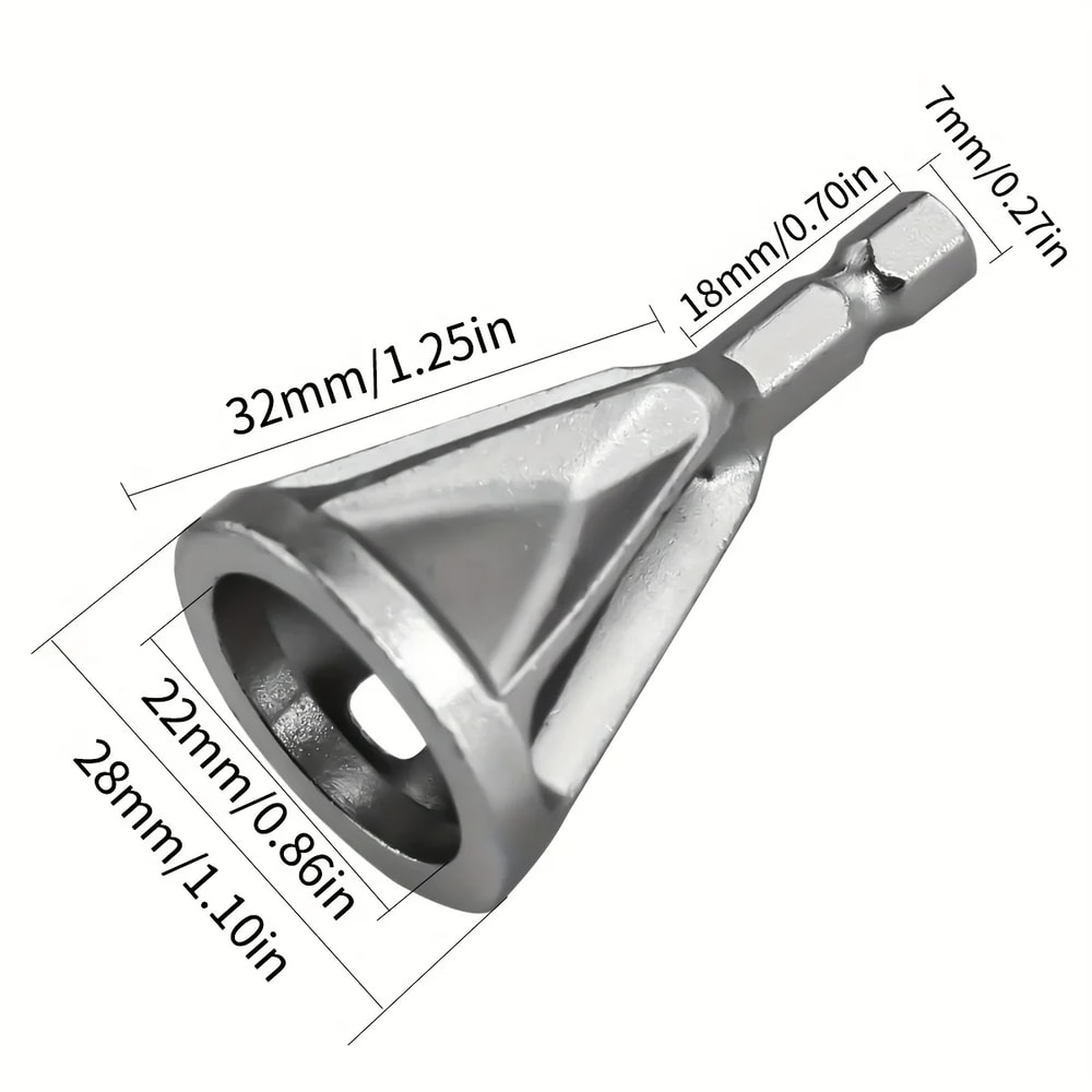 Chuck Drill Tool Metal Deburring Chamfering Tool Grinding Angle Trimming External Chamfering Tool 4