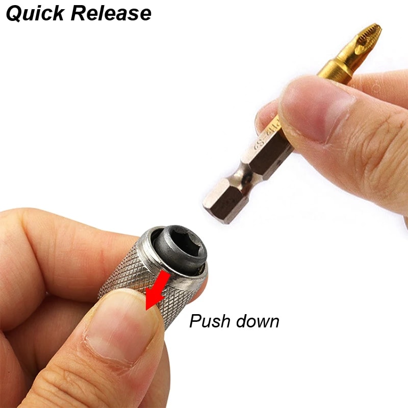 Hexagonal Converter SDS Plus To Hex Shank Adapter Power Screwdriver Bit Holder Electric Hammer Sock 1