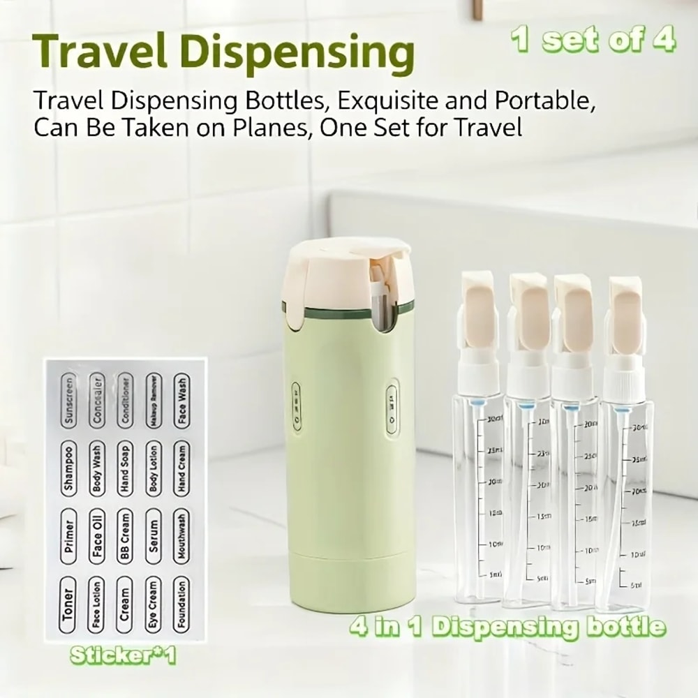Travel Dispenser Bottle Emulsion Dispenser Bottle Minimalist Toiletry Container 3