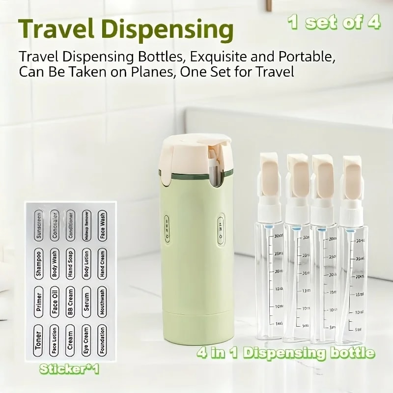 Travel Dispenser Bottle Emulsion Dispenser Bottle Minimalist Toiletry Container 3