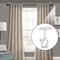 Adjustable Ceiling Curtain Rod Brackets No Drilling Installation Heavy Adhesive Rod Holders 0