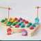 Toddler Number Alphabet Learning Wooden Children Fishing Toys Baby Montessori Toys 2