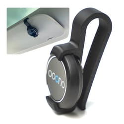 universal car sun visor holder clip design compatible with co-driver durable plastic easy installation