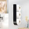 WallMounted Toilet Paper Holder With Towel Rack And Hooks Metal SpaceSaving Design For Bathroom Kit 0