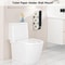 WallMounted Toilet Paper Holder With Towel Rack And Hooks Metal SpaceSaving Design For Bathroom Kit 2