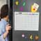 Magnetic Calendar Sticker Refrigerator Magnet Monthly And Weekly Planner Soft Note Message Board 2