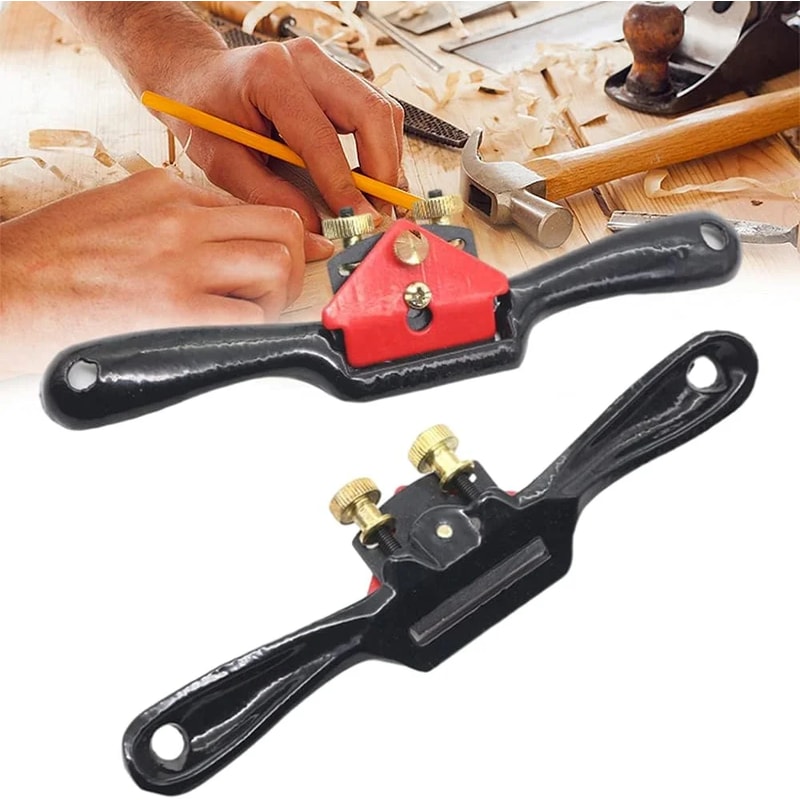 Adjustable Spokeshave Woodworking Plane Trimming Tools For Carpentry With Hand Cutting Edge Chisel 0