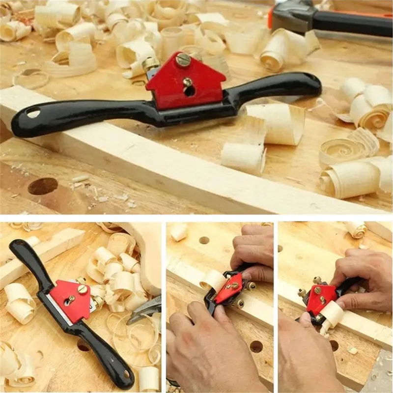 Adjustable Spokeshave Woodworking Plane Trimming Tools For Carpentry With Hand Cutting Edge Chisel 1