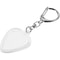 Durable Acrylic Guitar Pick Holder Keychain HeartShaped Design With Secure Lid For Musicians 5
