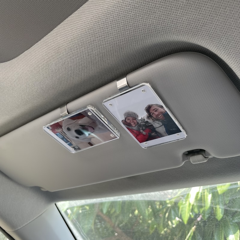 Polaroid Photo For Car Photo Car Visor Clip Valentines Day Gift 2