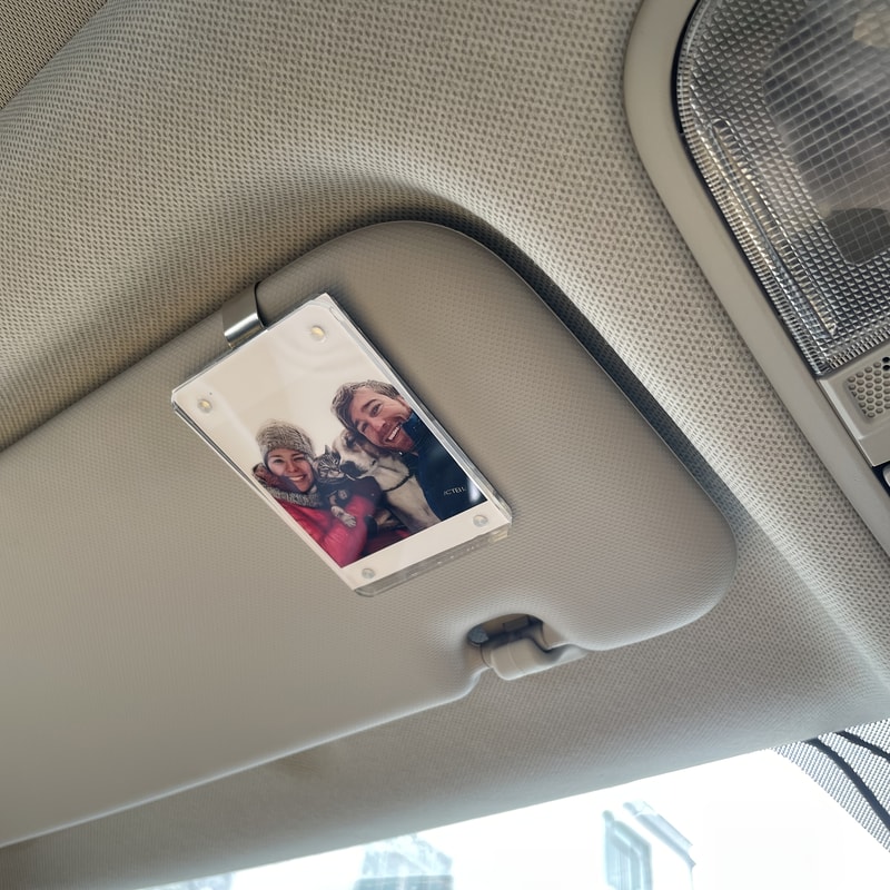 Polaroid Photo For Car Photo Car Visor Clip Valentines Day Gift 4