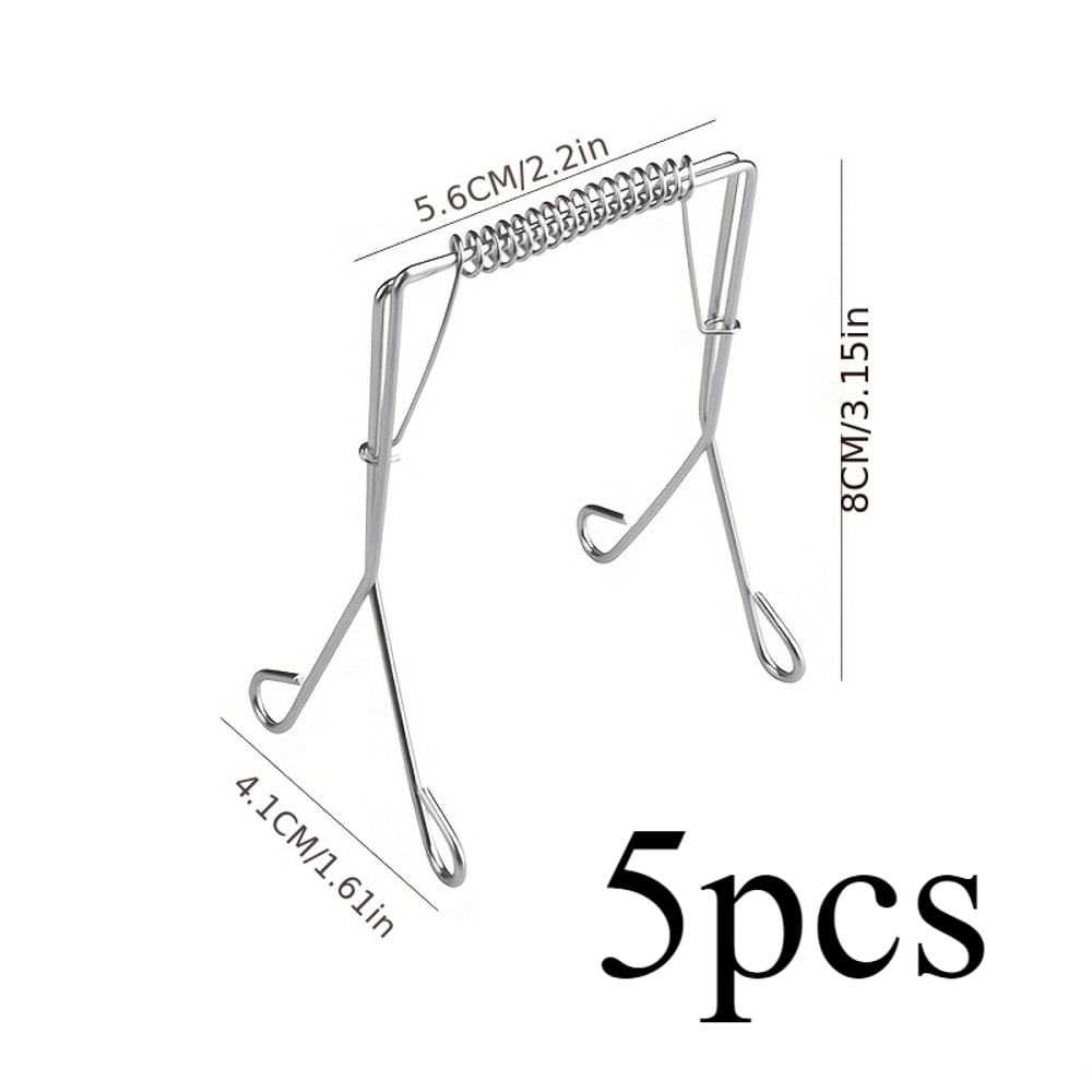 HeavyDuty Stainless Steel Vegetable Clamp With SerratedLike Edges For Frying Cabbage And Leafy Gree 5