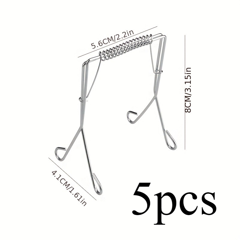 HeavyDuty Stainless Steel Vegetable Clamp With SerratedLike Edges For Frying Cabbage And Leafy Gree 5