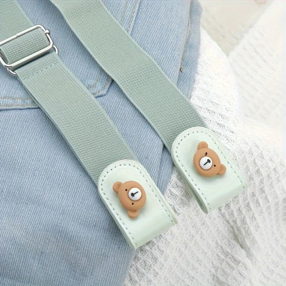 Invisible No Trace Elastic Stretch Belt Press Buckle Lazy Belt Womens Adjustable Jeans Waist Belt 6