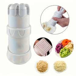 mini multifunctional garlic cutter, chef manual garlic press, kitchen tool peeler masher grinder