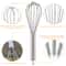 Stainless Steel Whisk Set Wire Whisks With Stainless Grip Kitchen Balloon Whisks 4