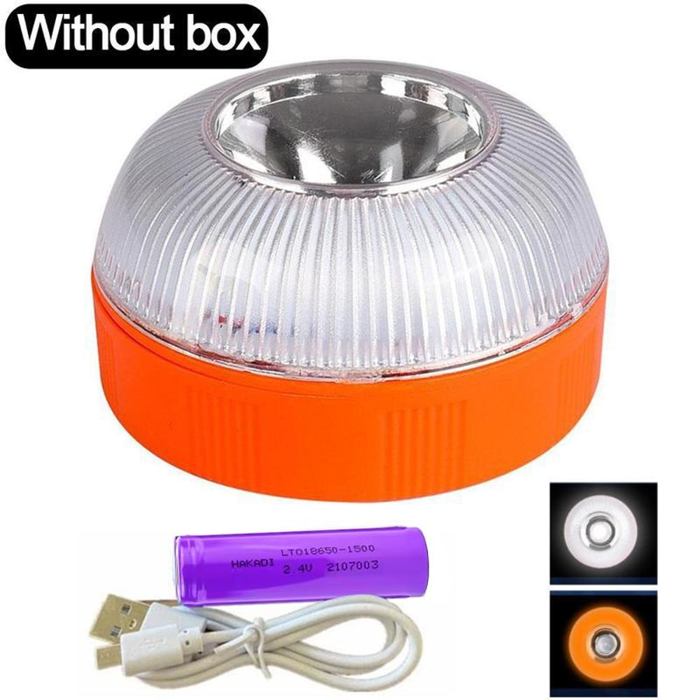 LED Emergency Induction Help Light New Rechargeable Explosion Flashing Light Magnetic Strobe Warnin