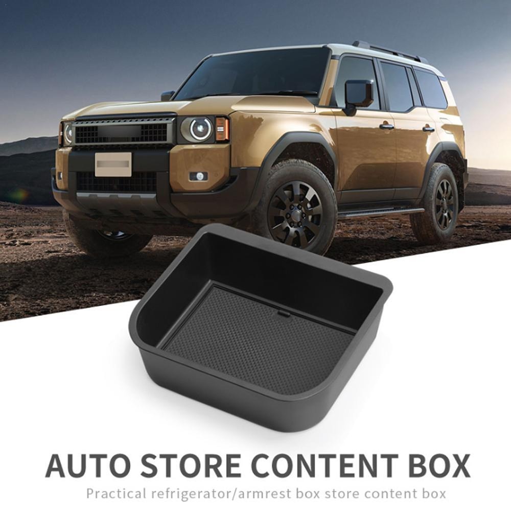 Wireless Charging Mat Central Control Armrest Storage Box Car Interior Organizer 0