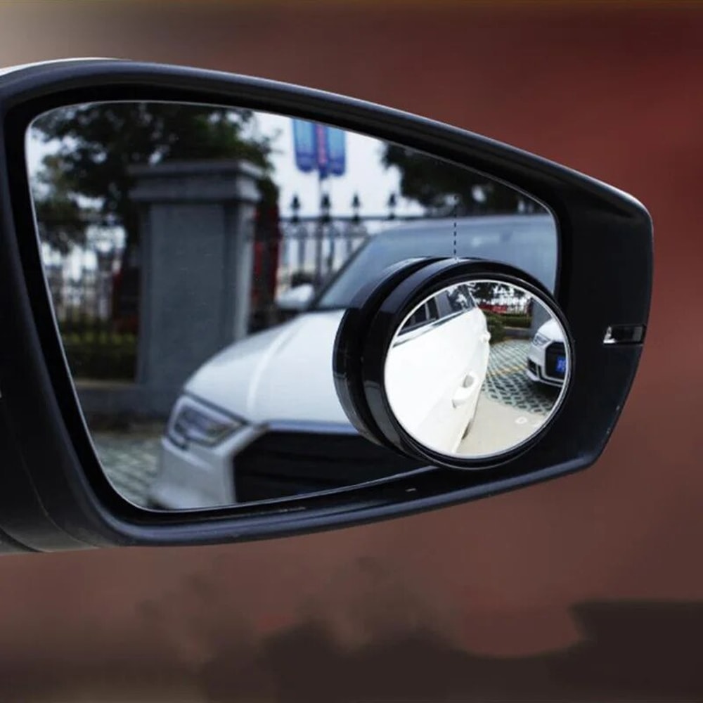Car Blind Spot Mirror Rain Covering Multifunctional Rearview Mirror Expanding View Safety Driving 2