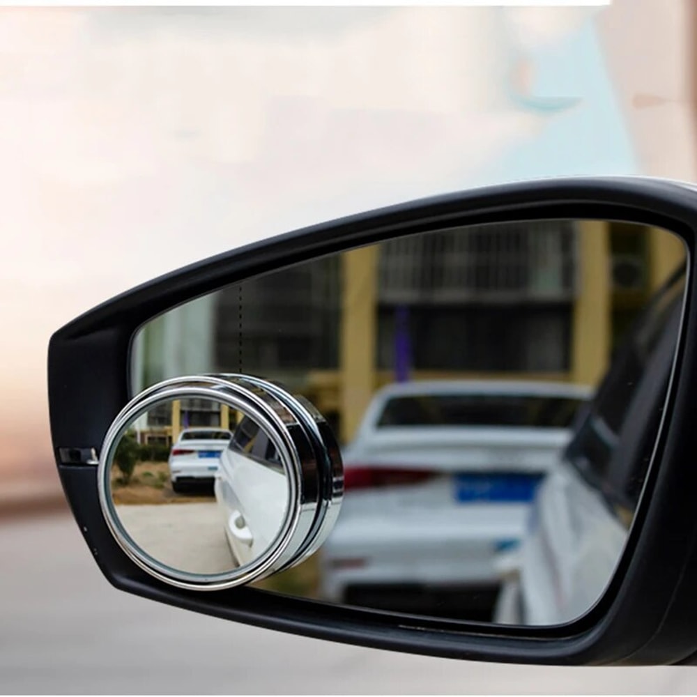 Car Blind Spot Mirror Rain Covering Multifunctional Rearview Mirror Expanding View Safety Driving 4