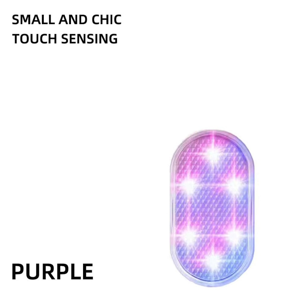 Mini LED Touch Light Wireless Car Interior Lamp Auto Roof Ceiling Reading Light For Trunk USB Charg