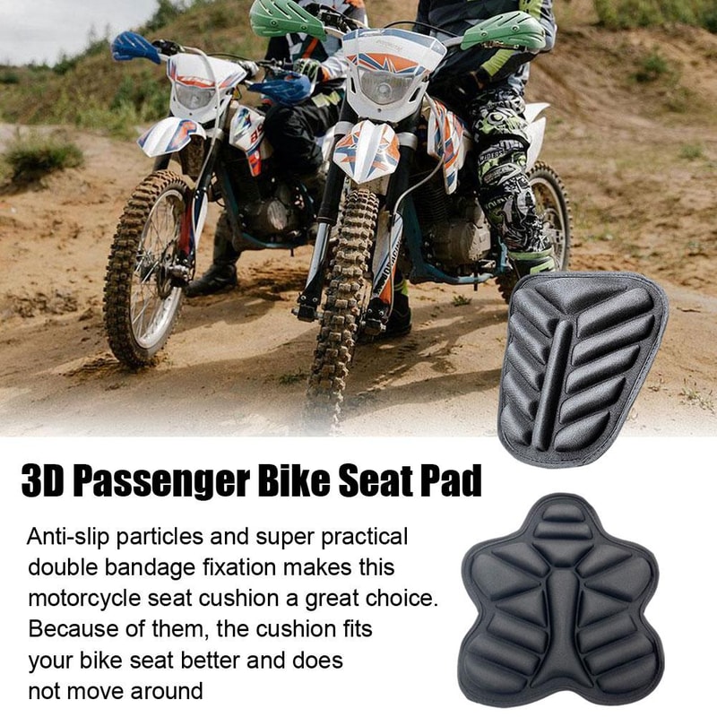 Breathable Motorcycle Seat Cushion Foam Cover Antislip Motorcycle Seat Pad Accessory 4