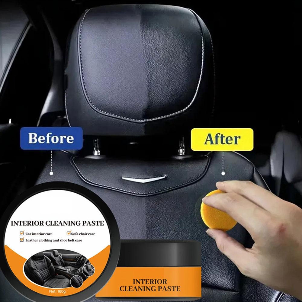 Auto Plastic Restorer Wax Coating Leather Plastic Rubber Polish Repair Interior Panel Renewal Cream 2