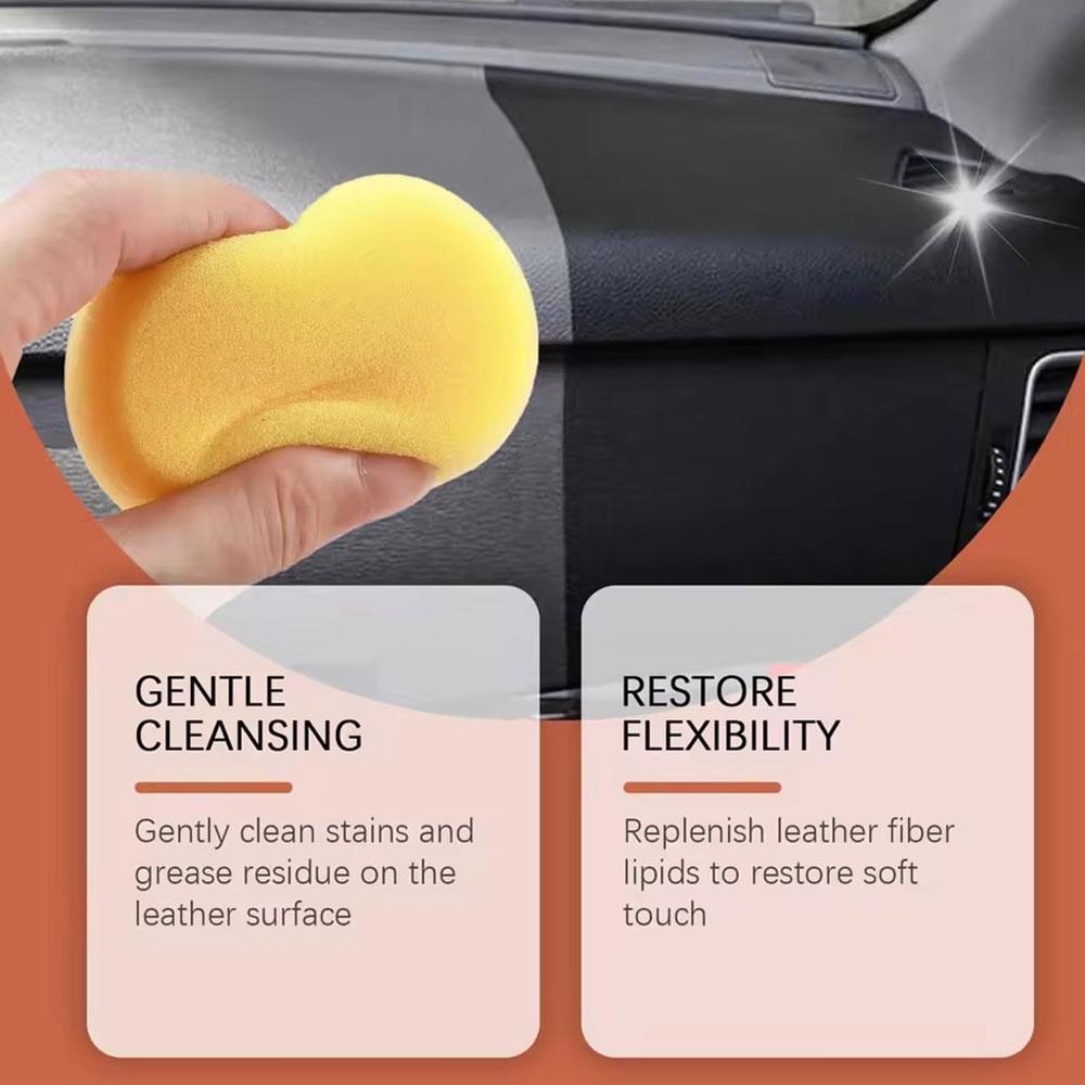Auto Plastic Restorer Wax Coating Leather Plastic Rubber Polish Repair Interior Panel Renewal Cream 3