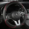 Universal Leather Diamond Steering Wheel Cover All Seasons Durable AntiSlip Veins Design 5