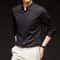 New Mens Business Casual Long Sleeved Shirt Wrinkle Resistant Comfortable All Season Versatile Top 4